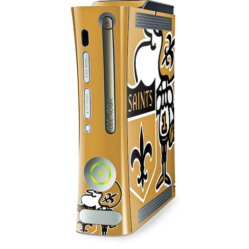 NFL New Orleans Saints Retro Logo Xbox 360 (Includes HDD) Skin
